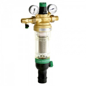 Honeywell HS10S-1/2AA комбінований фільтр тонкого очищення зі зворотним промиванням з редукційним і зворотним клапанами